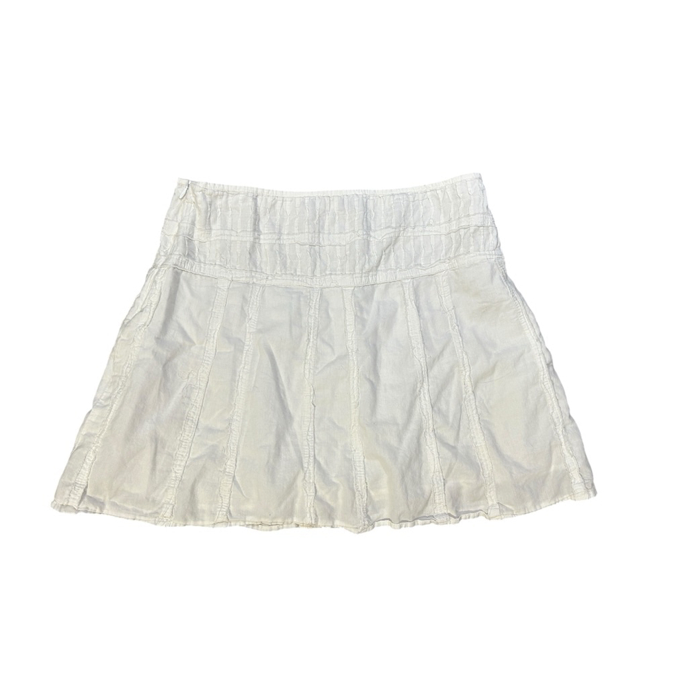 Prana Erin A-Line Skirt White Size S